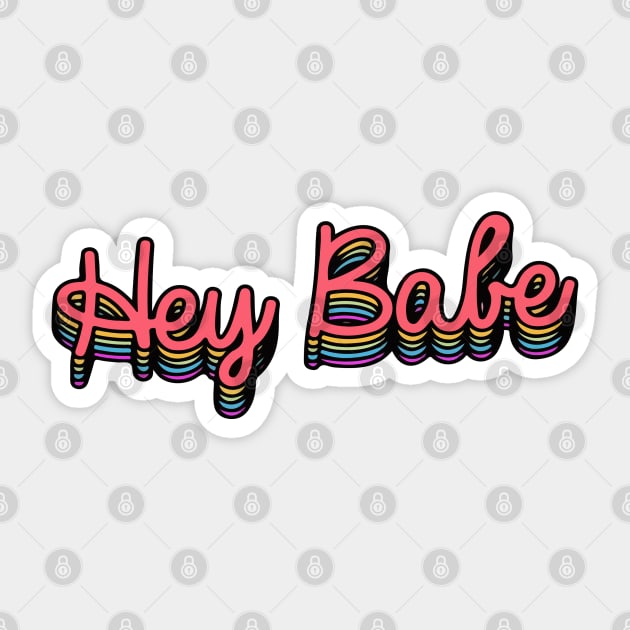 Hey Babe Sticker by ShayliKipnis